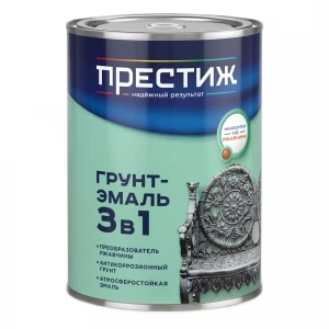 Грунт-эмаль Престиж по ржавчине 3 в 1 