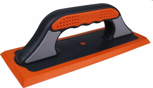 Терка 260х100мм, мягкая оранж. резина, DECOR Терка 260х100мм, мягкая оранж. резина, DECOR