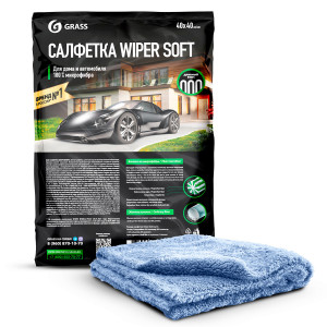 Салфетка WIPER SOFT (100% микрофибра 40*40) упакованная Салфетка WIPER SOFT (100% микрофибра 40*40) упакованная