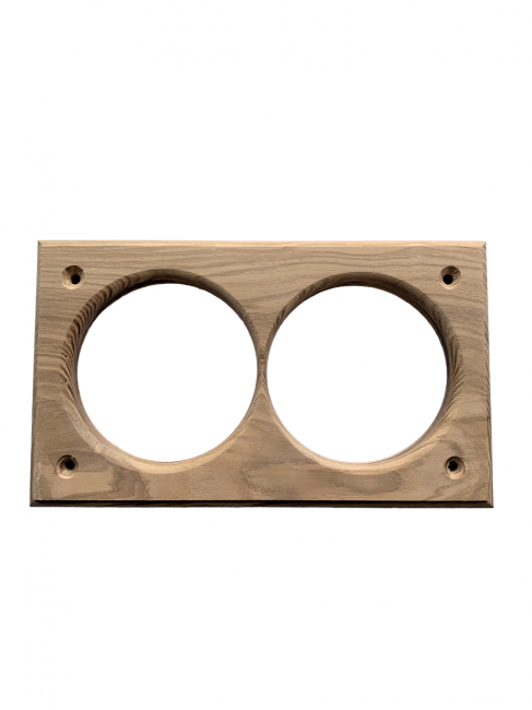 Накладка под розетку/выключатель 68 мм из дерева Ясень на бревно и блок-хаус диаметром 280мм Накладка под розетку/выключатель 68 мм из дерева Ясень на бревно и блок-хаус диаметром 280мм
