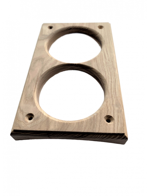Накладка под розетку/выключатель 68 мм из дерева Ясень на бревно и блок-хаус диаметром 280мм Накладка под розетку/выключатель 68 мм из дерева Ясень на бревно и блок-хаус диаметром 280мм