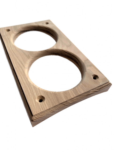 Накладка под розетку/выключатель 68 мм из дерева Ясень на бревно и блок-хаус диаметром 280мм Накладка под розетку/выключатель 68 мм из дерева Ясень на бревно и блок-хаус диаметром 280мм