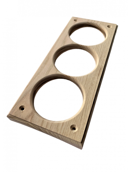 Накладка под розетку/выключатель 68 мм из дерева Ясень на бревно и блок-хаус диаметром 280мм Накладка под розетку/выключатель 68 мм из дерева Ясень на бревно и блок-хаус диаметром 280мм