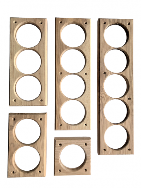 Накладка под розетку/выключатель 68 мм из дерева Ясень на бревно и блок-хаус диаметром 280мм Накладка под розетку/выключатель 68 мм из дерева Ясень на бревно и блок-хаус диаметром 280мм