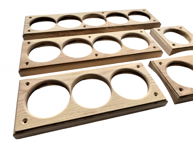 Накладка под розетку/выключатель 68 мм из дерева Ясень на бревно и блок-хаус диаметром 280мм Накладка под розетку/выключатель 68 мм из дерева Ясень на бревно и блок-хаус диаметром 280мм