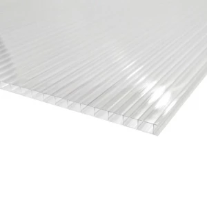 Поликарбонат сотовый прозрачный 4 мм  