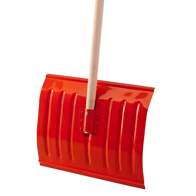 Лопата снеговая алюмин. со стальной планкой с деревянным черенком, СИБИН 430мм Лопата снеговая алюмин. со стальной планкой с деревянным черенком, СИБИН 430мм