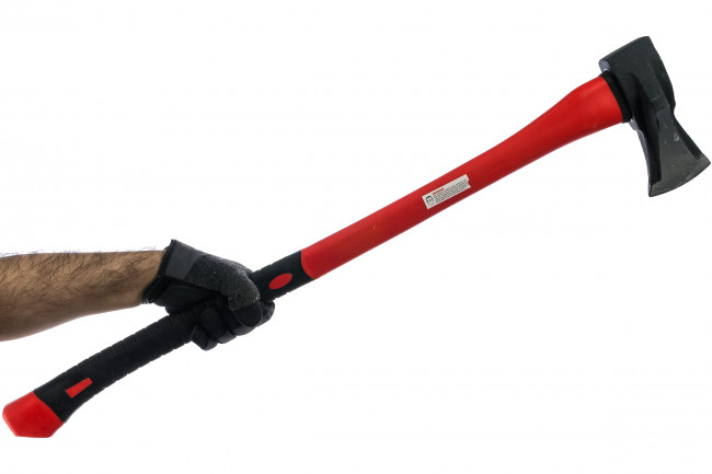 Топор-колун с клиновидным полотном 2000 г, фибергласовое обрезиненное топорище 880 мм Matrix Топор-колун с клиновидным полотном 2000 г, фибергласовое обрезиненное топорище 880 мм Matrix