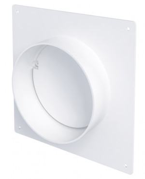 Соединитель для круглых каналов Ø100 с обратным клапаном и пластиной Эвент Соединитель для круглых каналов Ø100 с обратным клапаном и пластиной Эвент