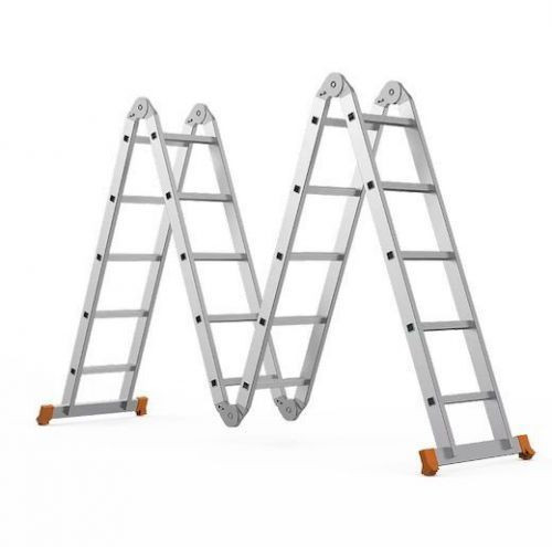 Лестница-трансформер 4х5 высота секции 1,47 м, высота общая 5,62 м, алюминий