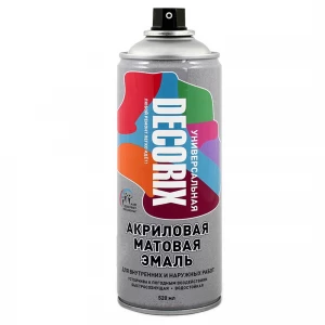 Эмаль аэрозольная акриловая DECORIX Эмаль аэрозольная акриловая DECORIX