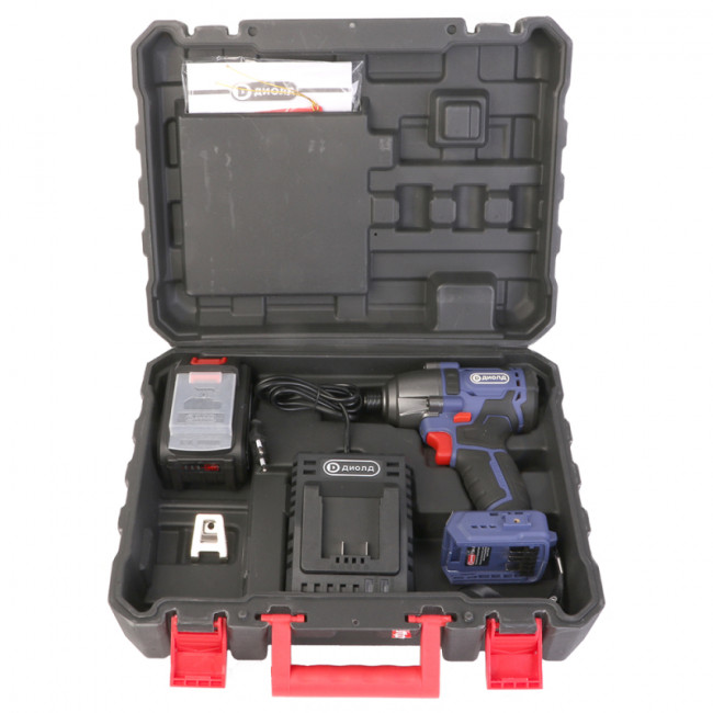 Гайковерт ударный аккумуляторный ГЭА-20ЛИ-02 (с батареей и ЗУ в кейсе) Гайковерт ударный аккумуляторный ГЭА-20ЛИ-02 (с батареей и ЗУ в кейсе)