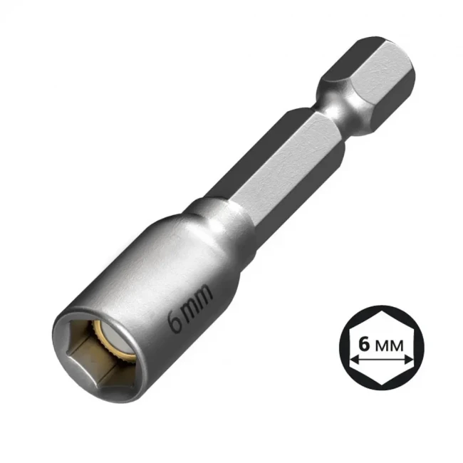 Бита с торцевой головкой магнитная NOX NUT SETTER Бита с торцевой головкой магнитная NOX NUT SETTER