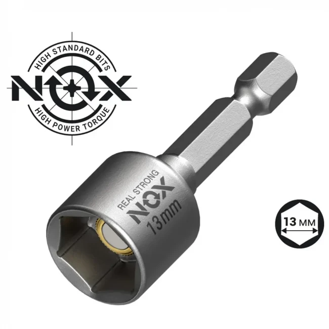 Бита с торцевой головкой магнитная NOX NUT SETTER Бита с торцевой головкой магнитная NOX NUT SETTER
