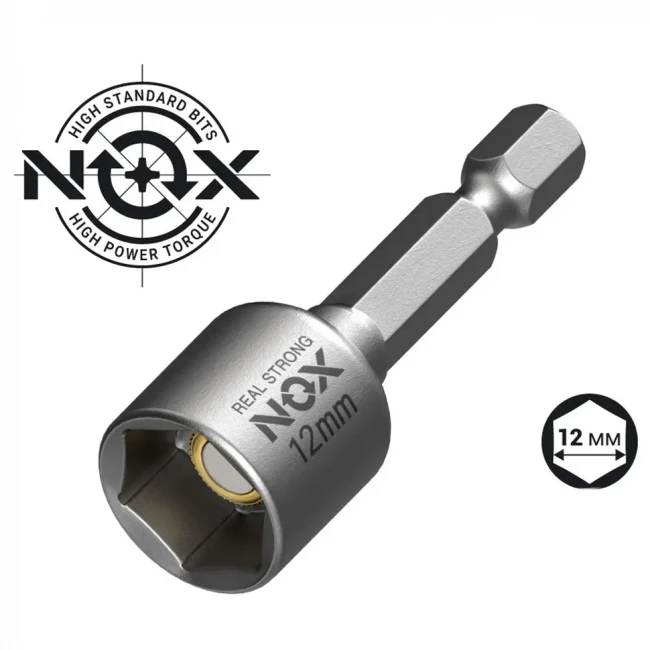 Бита с торцевой головкой магнитная NOX NUT SETTER Бита с торцевой головкой магнитная NOX NUT SETTER