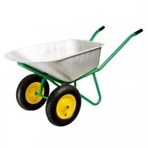 Тачка садово-строительная, 2-х колесная, усиленная, грузоподъемность 320 кг, объем 100 л Palisad Тачка садово-строительная, 2-х колесная, усиленная, грузоподъемность 320 кг, объем 100 л Palisad