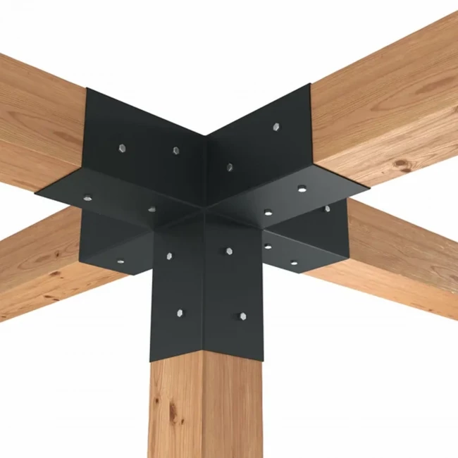 Крепеж для беседки из бруса PENTA графит Крепеж для беседки из бруса PENTA графит