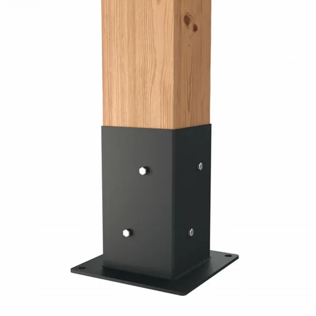 Крепеж для беседки из бруса UNO графит (2 шт.) Крепеж для беседки из бруса UNO графит (2 шт.)