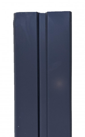 Штакетник 1,7х0,10 м темн-серый (RAL 7024) КЛАССИК Штакетник 1,7х0,10 м темн-серый (RAL 7024) КЛАССИК