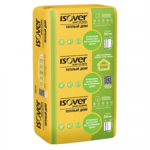 ISOVER-VETONIT Теплый Дом плита     50мм.   1170х610 (9,99м² / 0,5м³ / пл.20)