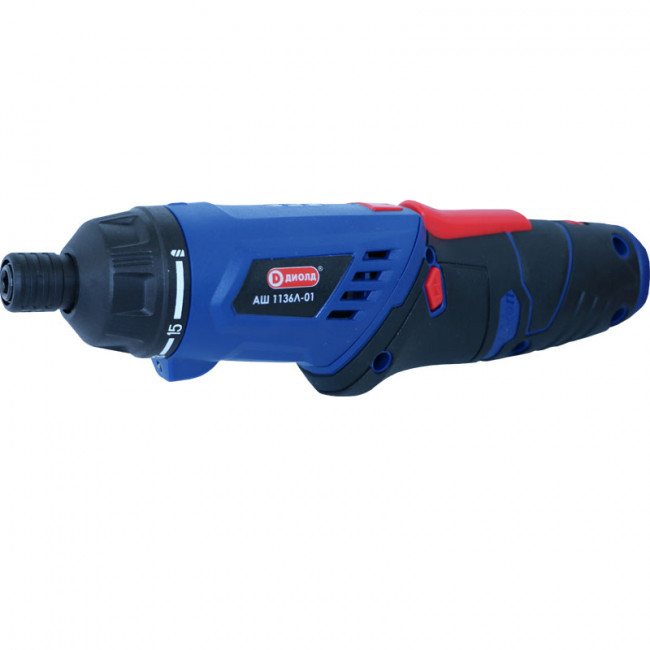 Аккумуляторный шуруповерт (отвертка) Диолд АШ-1136 Л-01 Аккумуляторный шуруповерт (отвертка) Диолд АШ-1136 Л-01