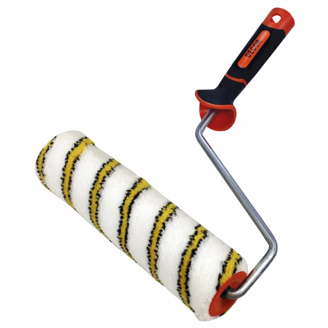 Валик полиамид премиум, ворс 13мм, бюгель 8мм, фасадный, в сборе DECOR Валик полиамид премиум, ворс 13мм, бюгель 8мм, фасадный, в сборе DECOR