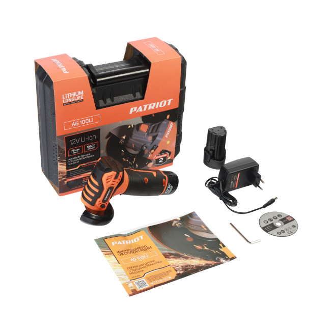 Болгарка (УШМ) PATRIOT AG 100 Li Болгарка (УШМ) PATRIOT AG 100 Li