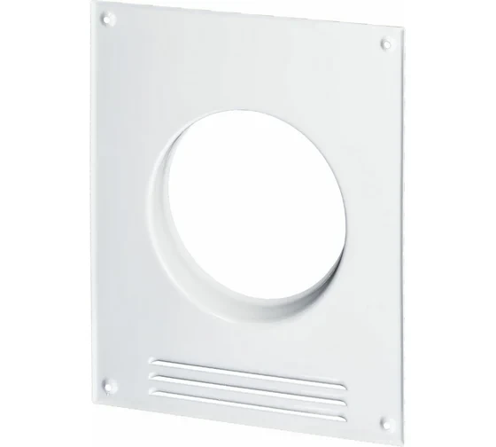 Фланец с торцевой площадкой с секцией жалюзи Ø100