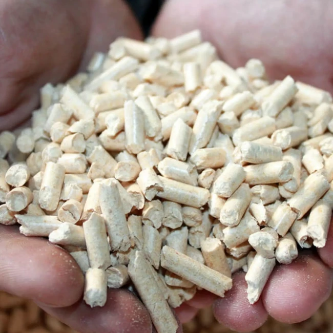 Пеллеты топливные белые 6мм Пеллеты топливные белые 6мм