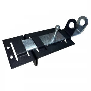 Засов дверной с проушиной ЗД-04 черный "Металлист" Засов дверной с проушиной ЗД-04 черный "Металлист"