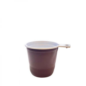 Чашка кофейная коричнево белая 200 мл, 50 шт Чашка кофейная коричнево белая 200 мл, 50 шт