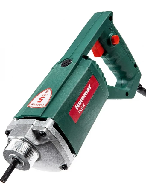 Вибратор глубинный для бетона Hammer Flex VBR1100вт 4000об/мин + вал 1метр 