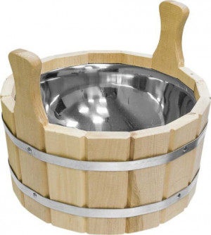 Шайка с нержавеющей вставкой Шайка с нержавеющей вставкой