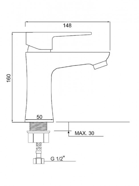 Смеситель для умывальника пластиковый Смеситель для умывальника пластиковый