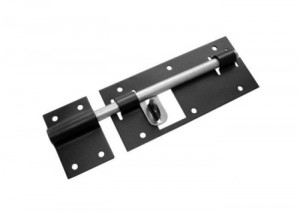 Засов гаражный большой черный "Домарт" ЗГП-300 / ЗВ-300 Засов гаражный большой черный "Домарт" ЗГП-300 / ЗВ-300