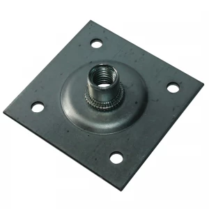 Пластина опорная 60х60 гайка М10 Пластина опорная 60х60 гайка М10