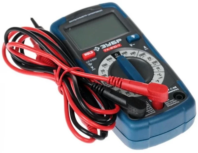 Цифровой мультиметр ТХ-810-Т ЗУБР Цифровой мультиметр ТХ-810-Т ЗУБР
