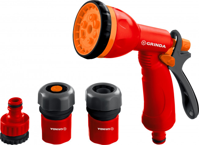 Пистолет распылитель 8 режимов GRINDA GS-34 Пистолет распылитель 8 режимов GRINDA GS-34