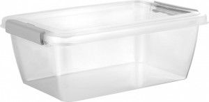 Контейнер для продуктов Plast Team HELSINKI с защёлками 1 л квадратный Контейнер для продуктов Plast Team HELSINKI с защёлками 1 л квадратный