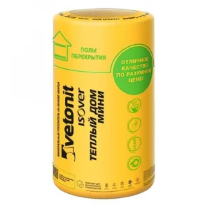 ISOVER-VETONIT Теплый Дом рулон мини 50мм 10м2 ISOVER-VETONIT Теплый Дом рулон мини 50мм 10м2