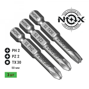Набор бит NOX COREBIT Ph-2 Pz-2 Tx30 50мм Набор бит NOX COREBIT Ph-2 Pz-2 Tx30 50мм