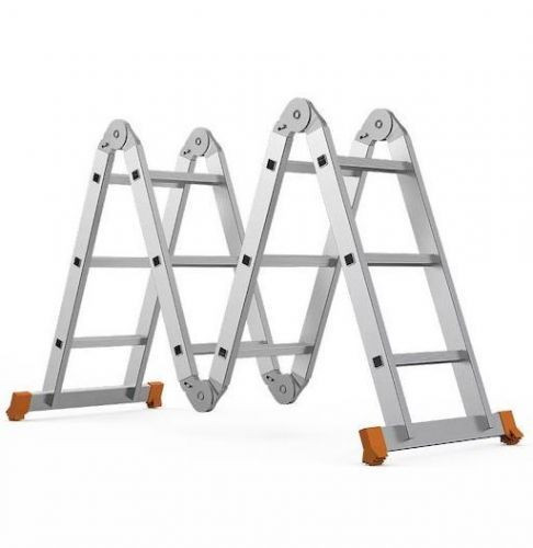 Лестница-трансформер 4х3 высота секции 0,95 м, высота общая 3,46 м, алюминий