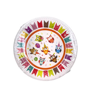 Набор тарелок картонных Детский 10 шт Набор тарелок картонных Детский 10 шт