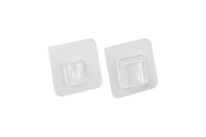 Крючки самоклеящиеся из двух деталей, 2 пары