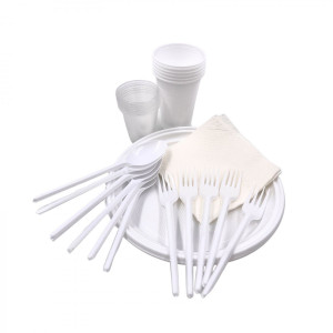 Набор одноразовой посуды Всеобъемлющий на 6 персон