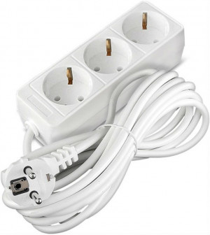 Удлинитель бытовой 3*7м с заземлением ТМ Союз Удлинитель бытовой 3*7м с заземлением ТМ Союз