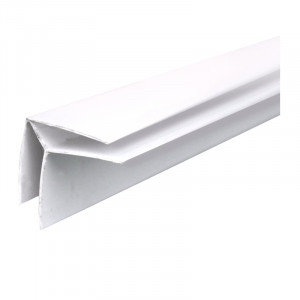 Угол внешний ПВХ для панелей белый 3м  Угол внешний ПВХ для панелей белый 3м