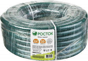 Шланг 3 слойный, армированный 3/4" 25м РОСТОК КЛАССИК Шланг 3 слойный, армированный 3/4" 25м РОСТОК КЛАССИК