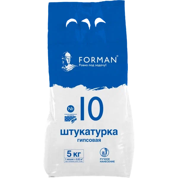 Штукатурка гипсовая Forman 10 