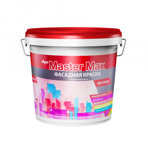 Краска вд фасад MASTERMAX FACADE (разб до 10%) DYO матовая акриловая Краска вд фасад MASTERMAX FACADE (разб до 10%) DYO матовая акриловая